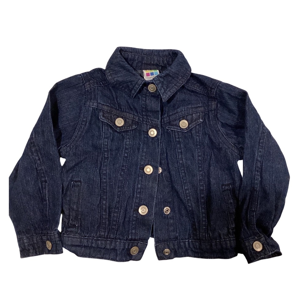 Healthtex Kids Denim Jacket Blue Button Front Toddler Size 24 Months
